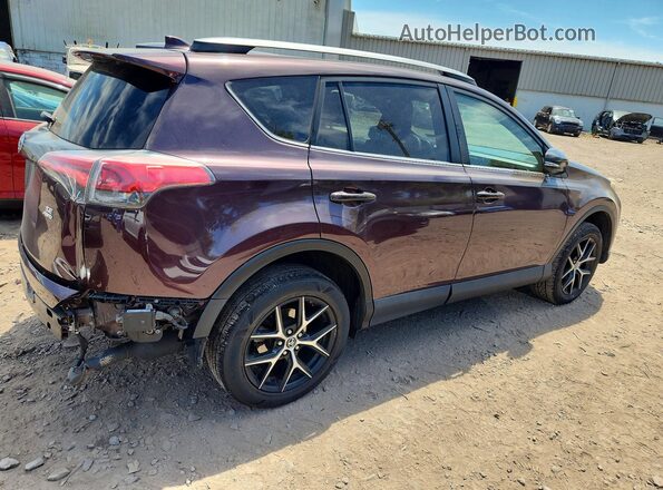 2T3JFREV0JW757909 2018 TOYOTA RAV4 Purple უკანა მარჯვენა