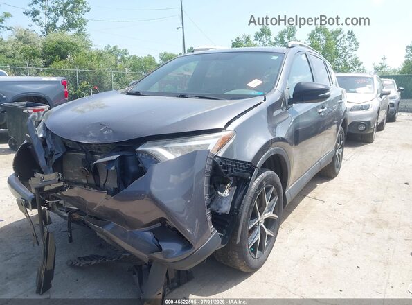 2T3JFREV1GW410100 2016 TOYOTA RAV4 Gray Առջևի ձախ երեք քառորդ տեսարան