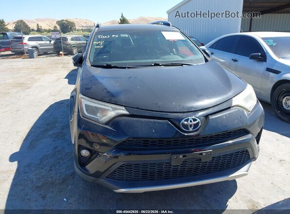2T3JFREV1GW456087 2016 TOYOTA RAV4 Black Вид щитка приладів