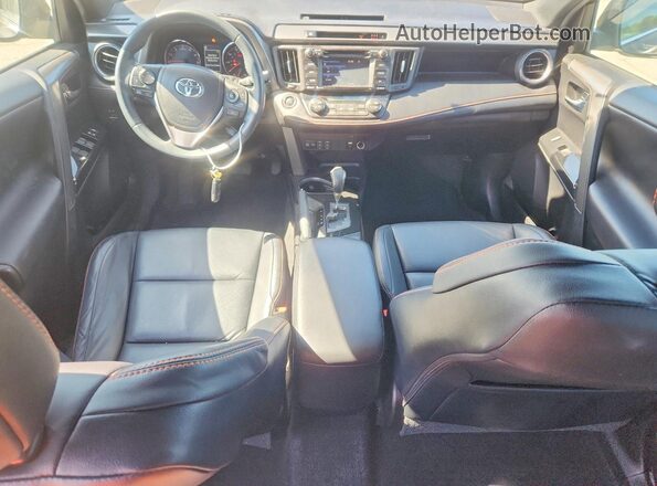 2T3JFREV1HW593502 2017 TOYOTA RAV4 Black Առջևի վահանակի տեսք