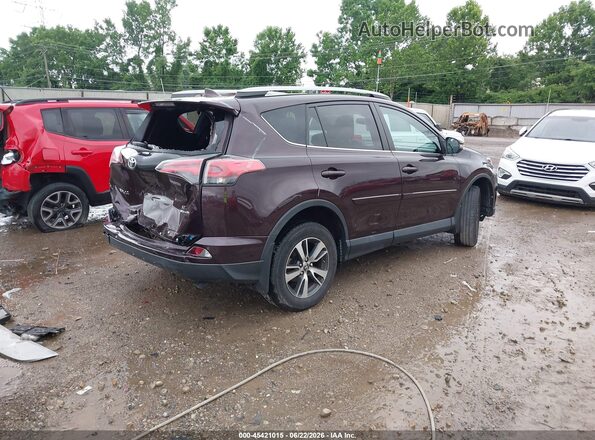 2T3JFREV8HW584330 2017 TOYOTA RAV4 Maroon უკანა მარჯვენა