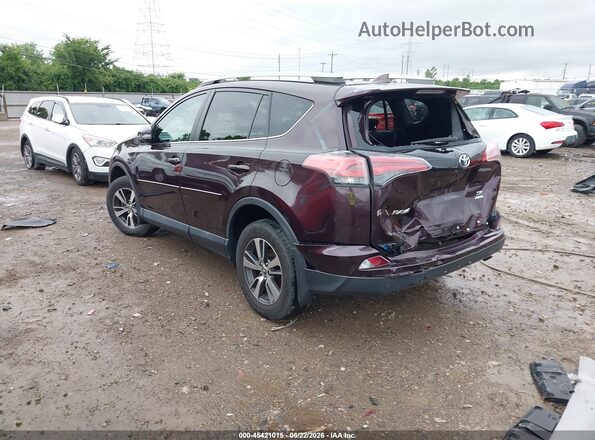 2T3JFREV8HW584330 2017 TOYOTA RAV4 Maroon უკანა მარცხენა