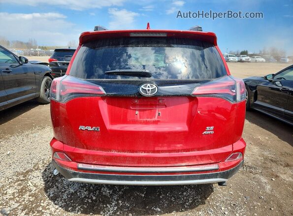 2T3JFREVXGW481375 2016 TOYOTA RAV4 Red Rear view