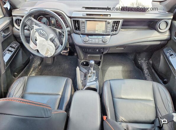 2T3JFREVXGW481375 2016 TOYOTA RAV4 Red Dashboard view