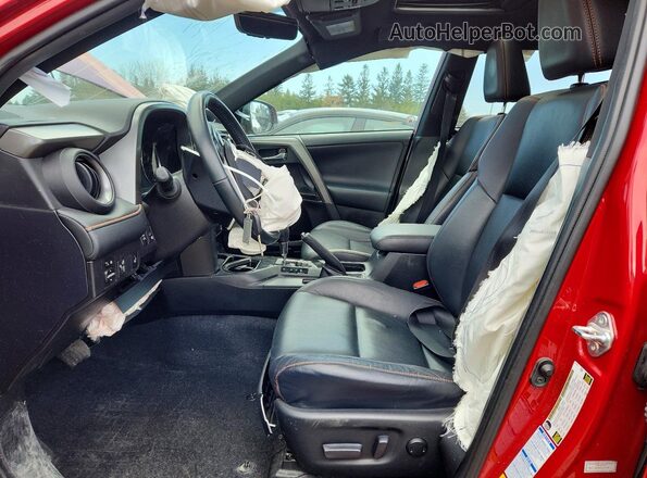 2T3JFREVXGW481375 2016 TOYOTA RAV4 Red Front interior view