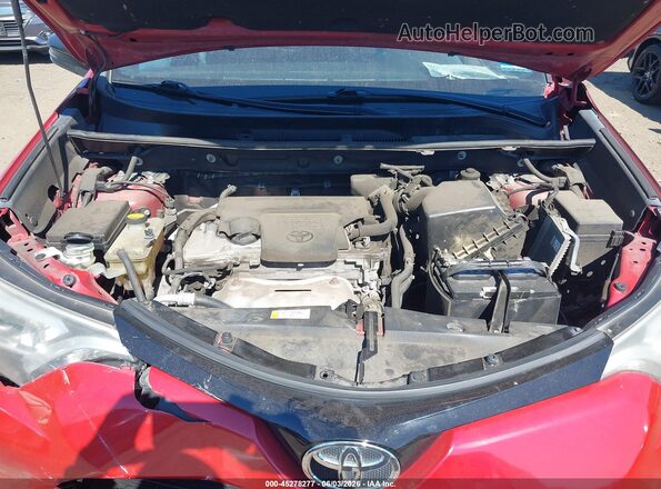 2T3JFREVXGW504153 2016 TOYOTA RAV4 Red Вид ззаду