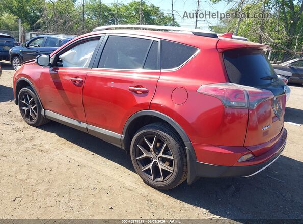 2T3JFREVXGW504153 2016 TOYOTA RAV4 Red Задня ліва чверть