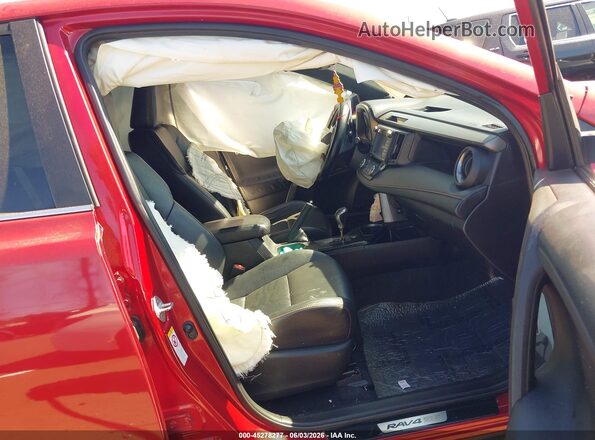 2T3JFREVXGW504153 2016 TOYOTA RAV4 Red Вид салону спереду
