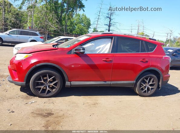 2T3JFREVXGW504153 2016 TOYOTA RAV4 Red Панорамний вид салону 360°
