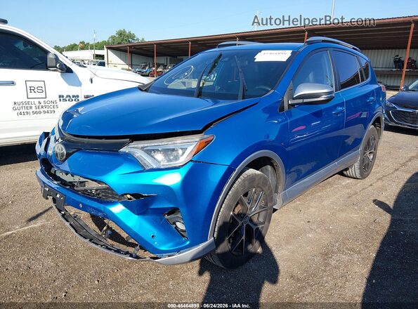 2T3JFREVXHW628117 2017 TOYOTA RAV4 Blue წინა მარცხენა ხედი სამი მეოთხედიდან