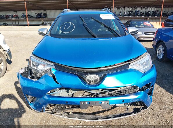 2T3JFREVXHW628117 2017 TOYOTA RAV4 Blue ხელსაწყოთა პანელის ხედი