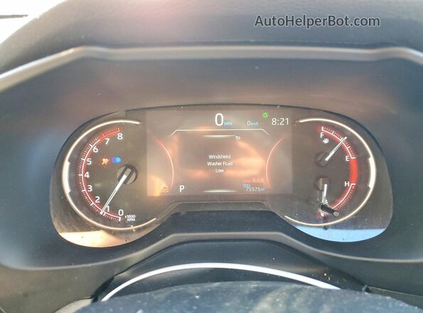 2T3K1RFV0PC238144 2023 TOYOTA RAV4 White Instrument cluster view