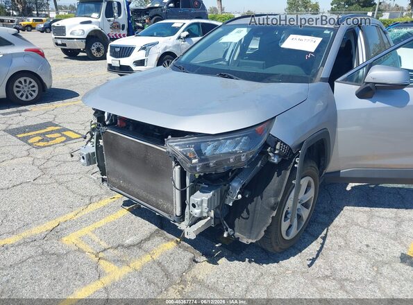 2T3K1RFV2KC017878 2019 TOYOTA RAV4 Silver Front view