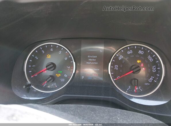 2T3K1RFV2LW070614 2020 TOYOTA RAV4 Maroon Widok tylnych siedzeń