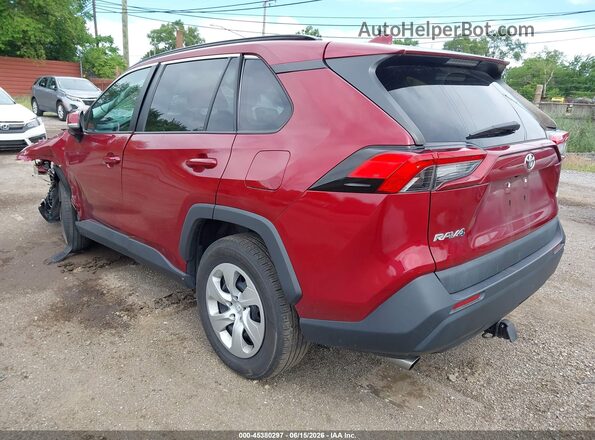 2T3K1RFV3MW124293 2021 TOYOTA RAV4 Red უკანა მარცხენა