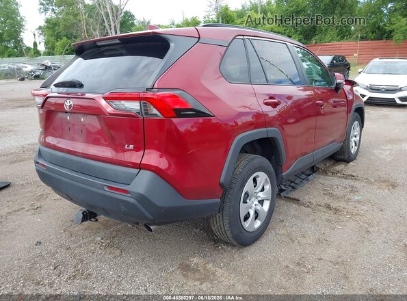2T3K1RFV3MW124293 2021 TOYOTA RAV4 Red უკანა მარჯვენა