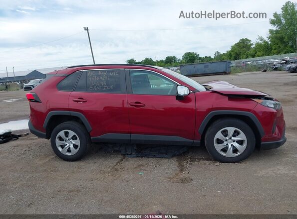 2T3K1RFV3MW124293 2021 TOYOTA RAV4 Red სალონის 360-გრადუსიანი ხედი