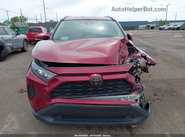 2T3K1RFV3MW124293 2021 TOYOTA RAV4 Red უკანა სალონის ხედი