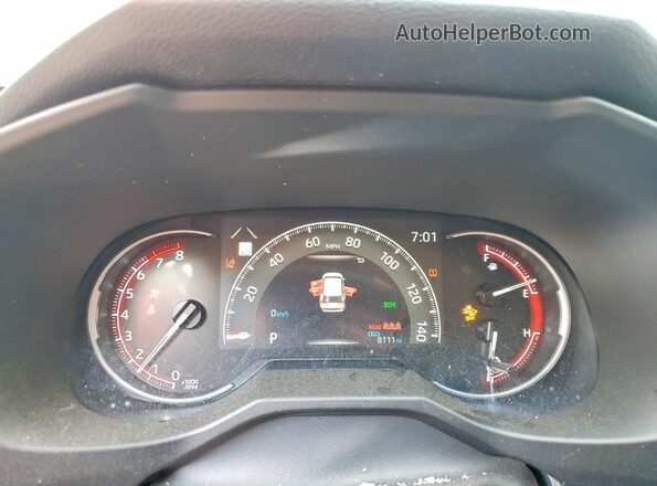 2T3K1RFV3SC359663 2025 TOYOTA RAV4 Gray Սարքավորումների վահանակի տեսք