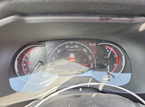 2T3K1RFV8RC283058 2024 TOYOTA RAV4 Silver Вид щитка приладів