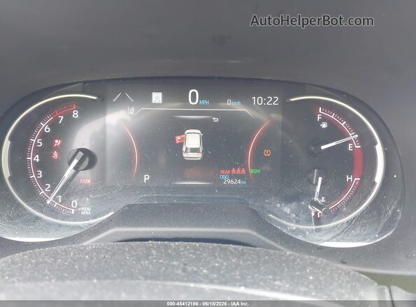 2T3K1RFV8RC285232 2024 TOYOTA RAV4 Black Հետևի նստատեղերի տեսք