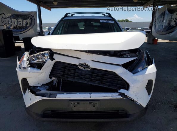 2T3K1RFVXKC013464 2019 TOYOTA RAV4 White Front view