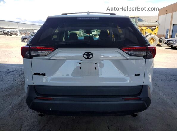 2T3K1RFVXKC013464 2019 TOYOTA RAV4 White Rear view