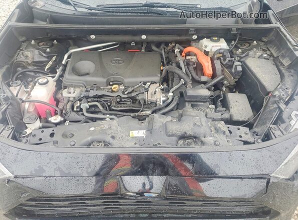 2T3LWRFV0MW120255 2021 TOYOTA RAV4 Black Vista del compartimento del motor