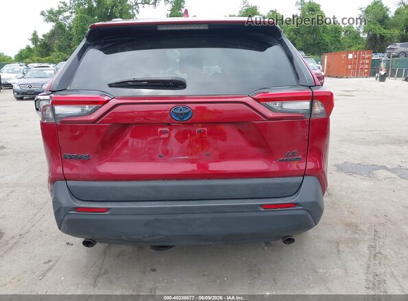 2T3LWRFV4NW138064 2022 TOYOTA RAV4 HYBRID Red 