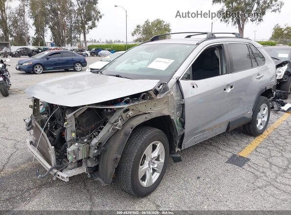 2T3LWRFV5LW070936 2020 TOYOTA RAV4 HYBRID Silver Առջևի ձախ երեք քառորդ տեսարան