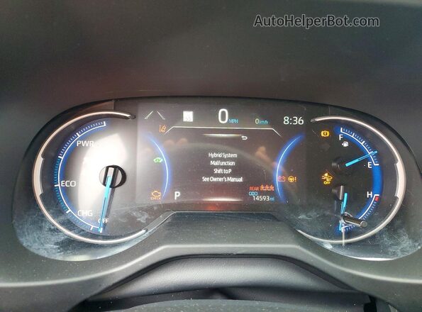 2T3LWRFV6SW270884 2025 TOYOTA RAV4 Black ხელსაწყოთა პანელის ხედი