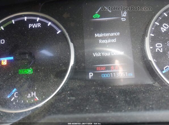 2T3LWRFV8KW039811 2019 TOYOTA RAV4 HYBRID Gray 