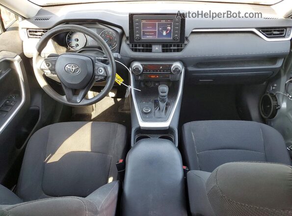 2T3LWRFV9KW045486 2019 TOYOTA RAV4 Silver Dashboard view