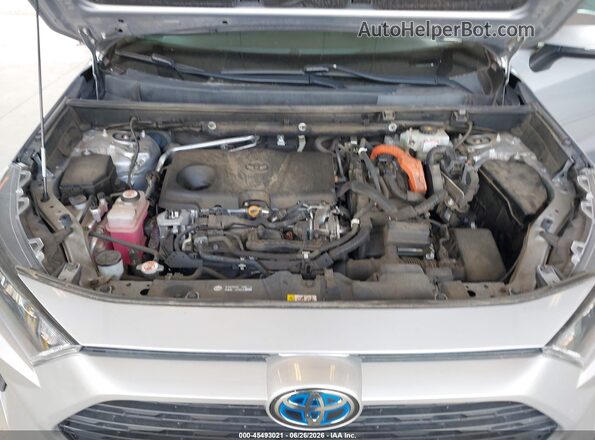 2T3MWRFV0LW082299 2020 TOYOTA RAV4 HYBRID Серебряный Вид сзади