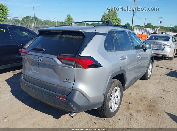 2T3MWRFV1KW019162 2019 TOYOTA RAV4 HYBRID Gray Trasero derecho