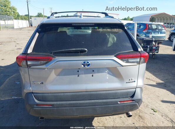 2T3MWRFV1KW019162 2019 TOYOTA RAV4 HYBRID Gray 