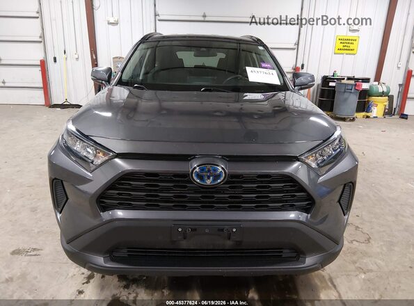 2T3MWRFV2LW093580 2020 TOYOTA RAV4 HYBRID Gray Instrument cluster view