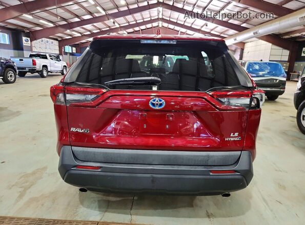 2T3MWRFV3KW039588 2019 TOYOTA RAV4 Red Հետևի տեսք
