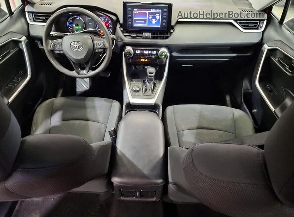 2T3MWRFV3KW039588 2019 TOYOTA RAV4 Red Առջևի վահանակի տեսք