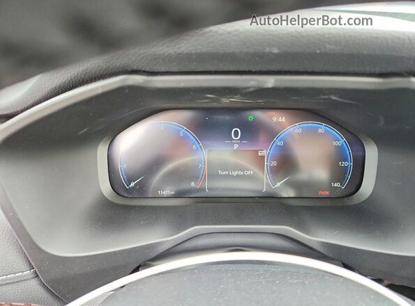 2T3N1RFV2SW601239 2025 TOYOTA RAV4 Blue Instrument cluster view