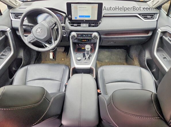 2T3N1RFV6RW456748 2024 TOYOTA RAV4 Blue Dashboard view