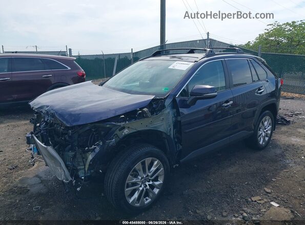 2T3N1RFV8RW415019 2024 TOYOTA RAV4 Blue Առջևի ձախ երեք քառորդ տեսարան