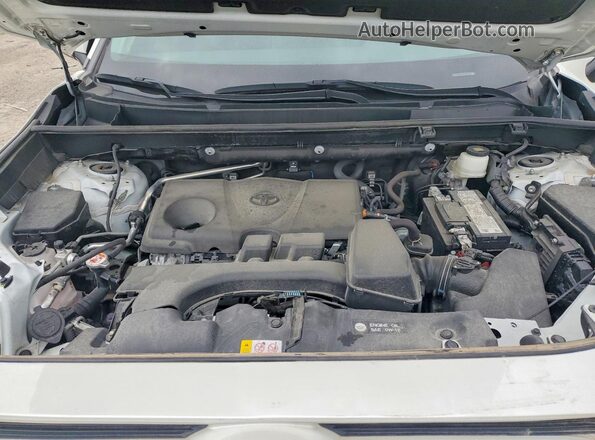 2T3N1RFVXNW308824 2022 TOYOTA RAV4 White Widok komory silnika