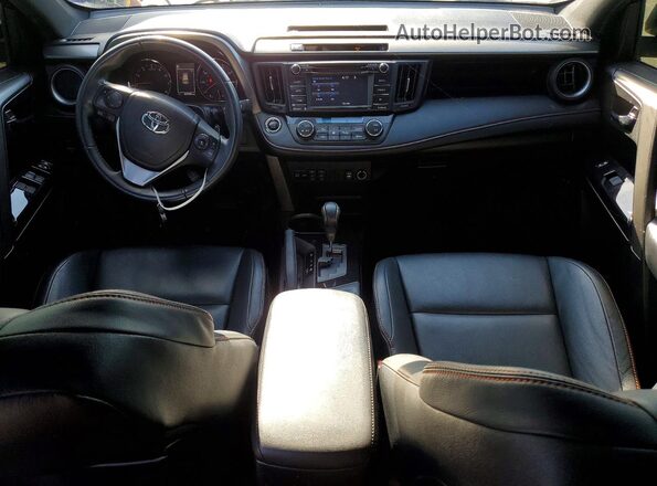 2T3NFREV2GW252240 2016 TOYOTA RAV4 Black Dashboard view