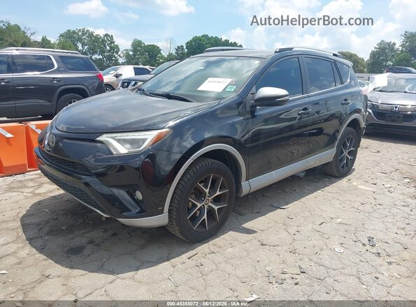 2T3NFREV7HW358667 2017 TOYOTA RAV4 Black Przód lewy