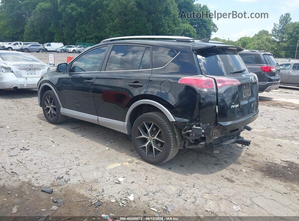2T3NFREV7HW358667 2017 TOYOTA RAV4 Black Tył lewy