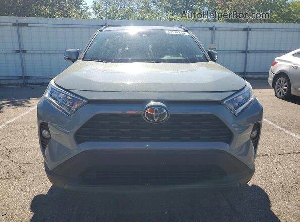 2T3P1RFV0KW039558 2019 TOYOTA RAV4 Gray Front view