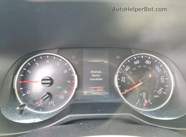 2T3P1RFV0LW087806 2020 TOYOTA RAV4 Blue Вид щитка приладів