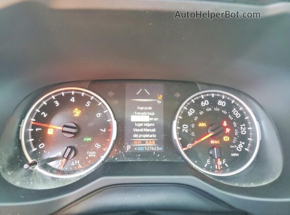 2T3P1RFV0MC236542 2021 TOYOTA RAV4 Silver Вид щитка приладів