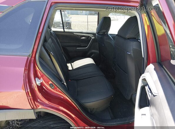 2T3P1RFV0NW256144 2022 TOYOTA RAV4 Red VIN კოდის სტიკერის ხედი